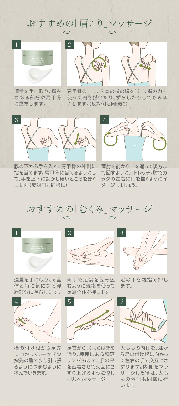 BOTANIQUE リバイタライジングボディクリーム 説明画像8