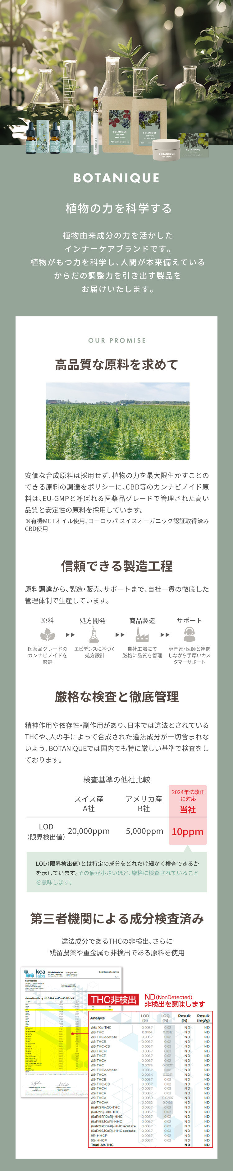 【定期便】BOTANIQUE CBDオイル 35%/10g (11.1mL) バランスドナチュラル 2本セット 説明画像6